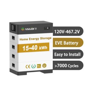 Ess 153.6v Lithium Ion Battery 100Ah 256V Stacked All In One System High Voltage