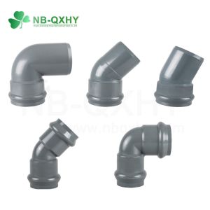 PVC Casting Flange Coper Threaded Y Type Pipe Fitting Tee with Rubber Ring DIN