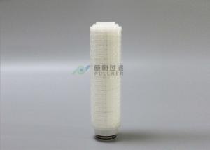 Cheap Sterile PTFE Pleated Pharmaceutical Filters Air Gas Filter Cartridge OD 2.7 for sale