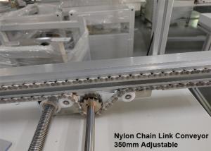 China Metal Rollers SMT Conveyor 4000mm Nylon Chain PCB Link Conveyor on sale