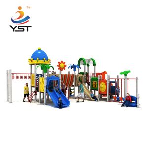 Colorful Commercial Outdoor Slide Children'S Garden Playground Backyard