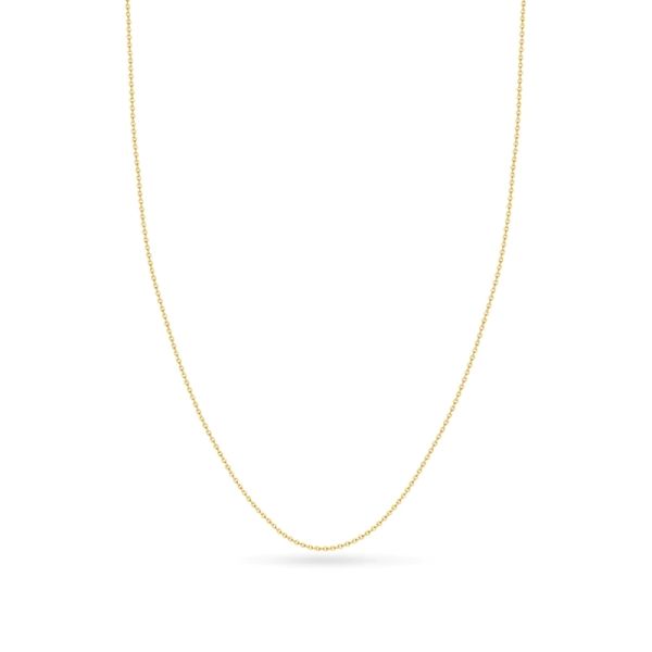925 Sterling Silver Gold Plated Necklace with Link Chain for Unisex Wear and