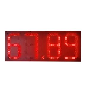 4 Digits 7 Segments Led Gas Price Sign 13in Gas Station Digital Price Signs