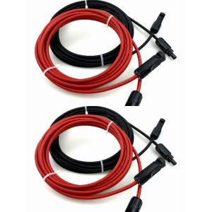 High voltage high power current MC4 solar cable wire UL2464 black