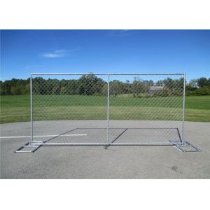 Hot Galvanized Temporary Mesh Fencing 1.8 X 2.4 Welded Mesh Mobile Fence