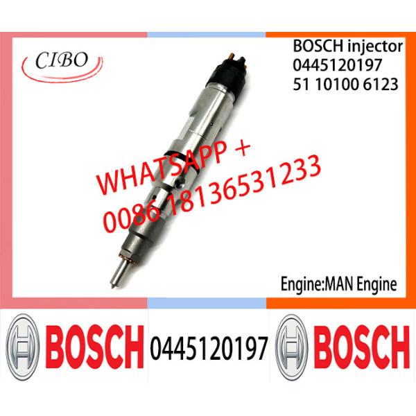 BOSCH 0445120197 51101006123 Neutral Fuel Injector Assembly 0445120197