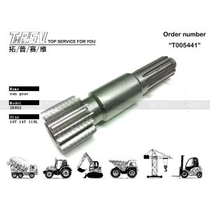 Machinery Repair Shops ZE85E Excavator Travel 1 Stage Sun Gear of Various Sizes with High Durability