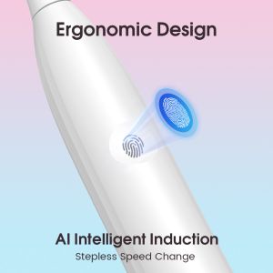 Portable Travel Electric Toothbrush for Kids Colorful Cartoon Design Soft