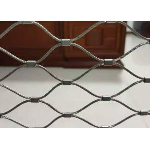 Knotted Rope Mesh 13*13mm Stainless Steel Cable Mesh Zoo Rope Netting 1.5mm
