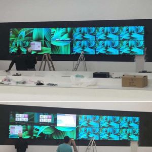 China 49 178° 1.8mm Bezel 3x3 Lcd Advertising video wall on sale