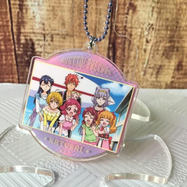 Quality Custom Design Factory High Quality Double Resin Epoxy Acrylic Plastic Keychain Charm in China wholesale