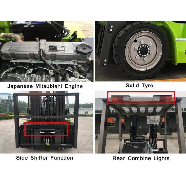 5 Ton Diesel Forklift FD50 With 3-Stage Mast 5000kg Rated Load