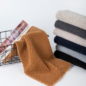 Plush Knitted BROG Fabric for Garments Lining Affordable and Durable