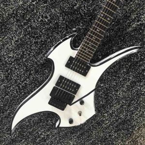 2020 New High Quality Floyd-Rose Irregular Shape Electric Guitar in White With