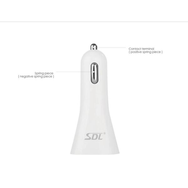 SDL Car Charger Universal Car Adapter USB Charger for Cigarette Lighter C02