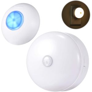 Cheap Plug-in Receiver Chimer and Waterproof Transmitter,4 Volume Adjustment Wireless DoorBell Smart Touch LED Night Light for sale
