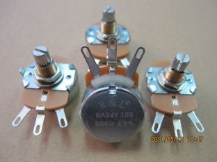 Lap single-turn wire wound potentiometers 3W 10ohm for LED lamp DC dimming