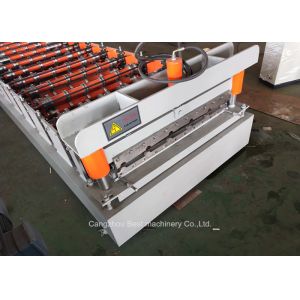 China Full Automatic Steel Wall Roofing Sheet Roll Forming Machine PLC Control With Hydraulic Drive on sale