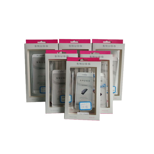 Custom design printed mobile phone accessories Blister packaging box with