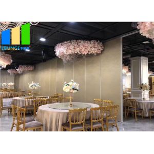 Laminate Soundproof Flexible Conference Room Sliding Folding Partition Walls