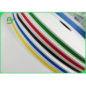 Size 15mm 60gsm Biodegradable Colored Straw Paper Roll For Making A Straw