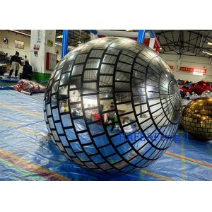 Custom Multicolor Advertising Inflatable Ball Mirror Ball PVC Float Disco