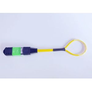 MPO Fiber Loopback Adapter , 12F SM Patch Cable Connectors Without Housing
