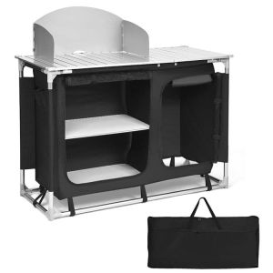 Foldable Portable Table for Villa Party Event Banquet in Outdoor Garden Backyard