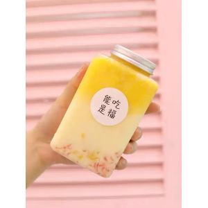 High Capacity Milk Tea Bottles Modern Design Leak Proof 120ml 250ml 350ml 500ml