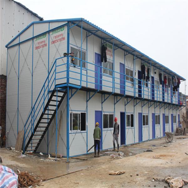 Quality light steel custom prefab homes resist 8 grade wind use for construction site wholesale
