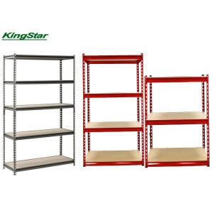 Cheap 200Kg Capacity Z Beam Boltless Storage Shelving With 5 Layers MDF Deck for sale