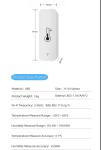 2.4GHz Smart WiFi Digital Thermostat Real Time Temperature Humidity Sensor