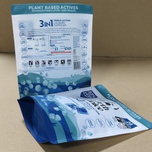 Premium Laundry Detergent Pod Custom Stand-Up Zipper Pouch High Barrier Anti