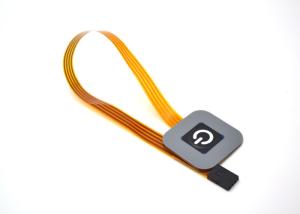 FPC Circuit Metal Dome Membrane Key Switch Single Button Flat And Tactile Type