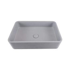 China Light Cyan Gray Pop Up Art Basin For Home Decoration And Drainage on sale