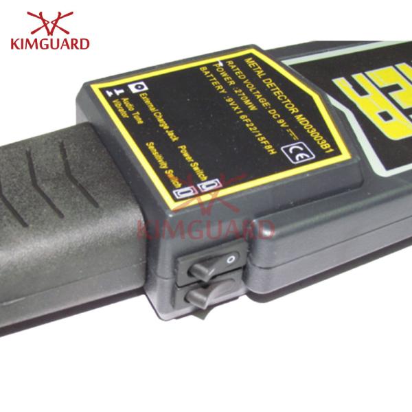 Quality Airport Inspection Mobile Portable Metal Detector , Security Handheld Metal Scanner wholesale