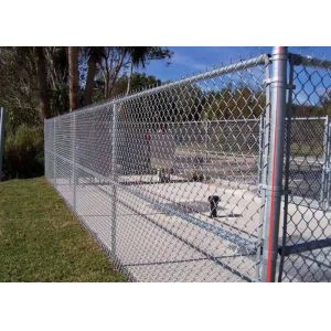 Iron 1.5m 4 Ft Green Chain Link Fence Galvanized Pvc Coated Vinyl Coated