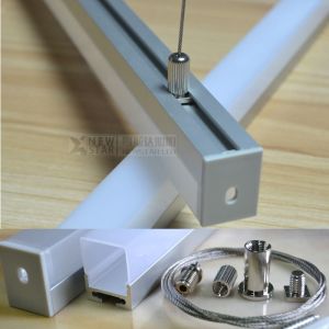 China 15mm width PCB strip light square aluminum profile suspended mounted Aluminum channel accessory for home lihgting on sale