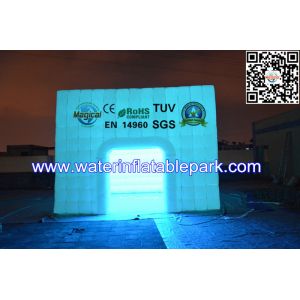 Attractive Rent Wedding Tent Lighting LED Structure / Inflatable Cube Tent