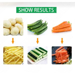 Electric cucumber cutting machine / potato finger chips cutting machine /