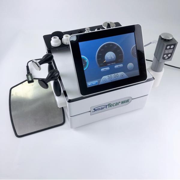 Quality Tecar Shock Wave Electromagnetic Therapy Machine With Capacitive Handle wholesale