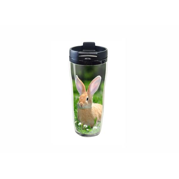 PET Plastic 3D Lenticular Cups with Offset Printing For Promotion