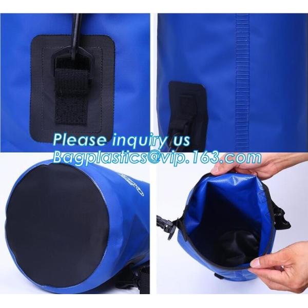 promotion 10L,20L,30L PVC tarpaulin ocean pack floating dry bags with shoulder strap front pocket, Swimming Floating Wat