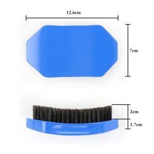 Wooden Handle 360 Wave Brush 12.6cm Boar Bristle for Men