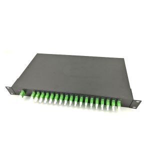 1U E2000 APC FTTH Cold - Rolled Sheet Cable distribution Box 19 Inch With