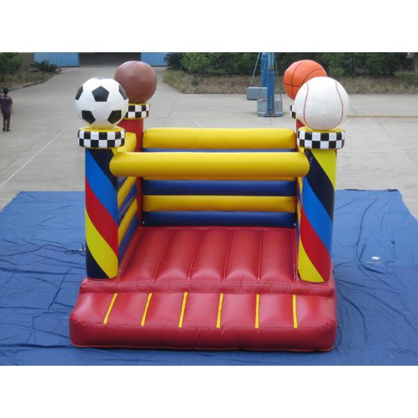 Quality 2017 Kids  Enjoyable Indoor Inflatable Bouncy Castle Basketball Game Theme Inflatable Jumping Castle wholesale