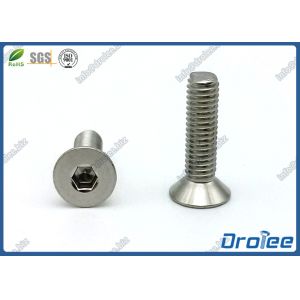 China M6 x 8mm DIN 7991 Stainless Steel 316 Flat Socket Head Cap Screw on sale