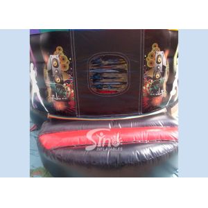 Kids N Adults Inflatable Music Disco Dome Bouncy Castle With Light Hooks On Top