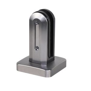 Simple Design Glass Railing Clamp for Glass Fence Pool Balustrade Aluminum