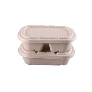 China Harmless Bagasse Takeaway Containers on sale